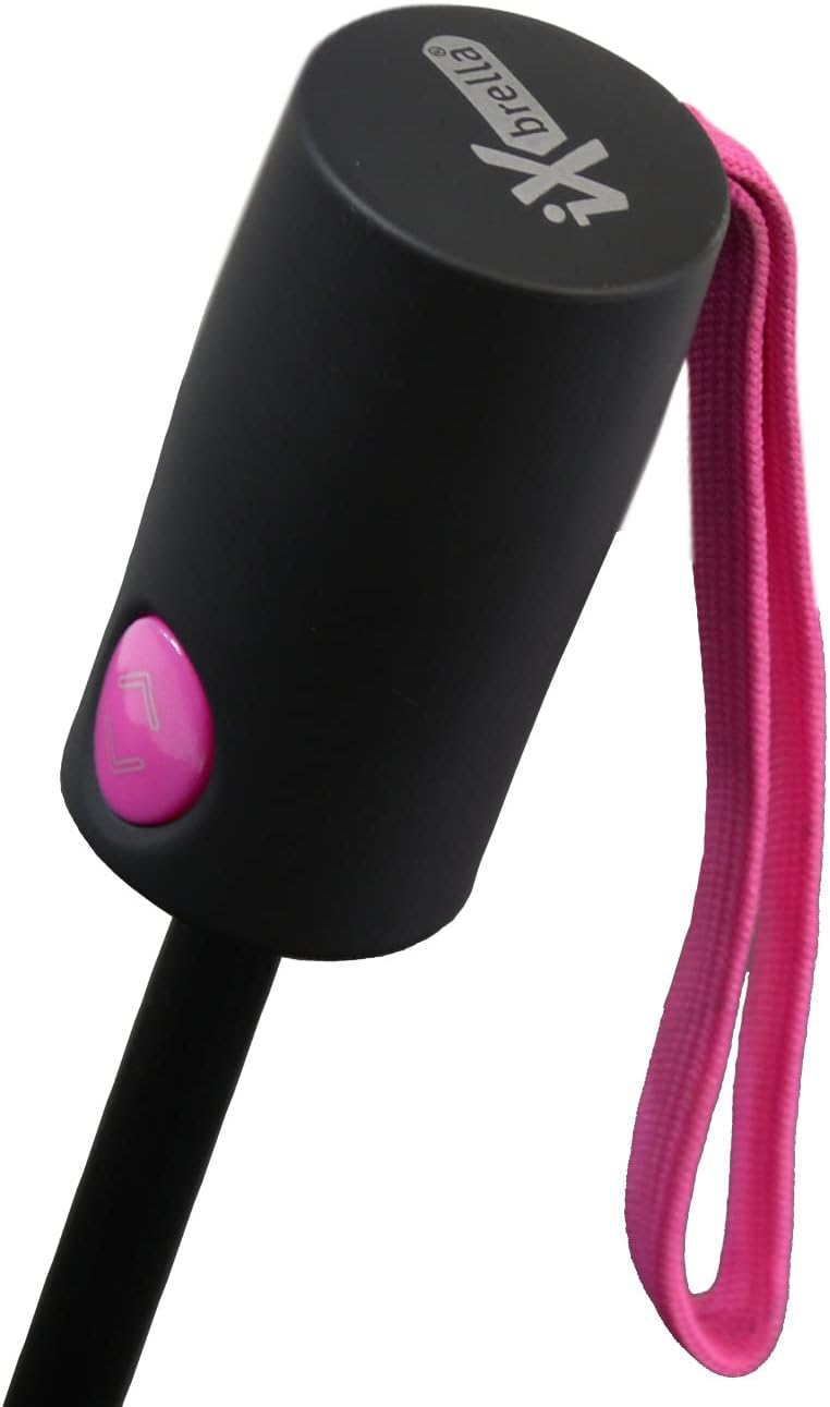 iX-brella Reverse umgekehrt öffnender Fiberglas-Taschenschirm mit farbigen Speichen - neon-pink, Neo