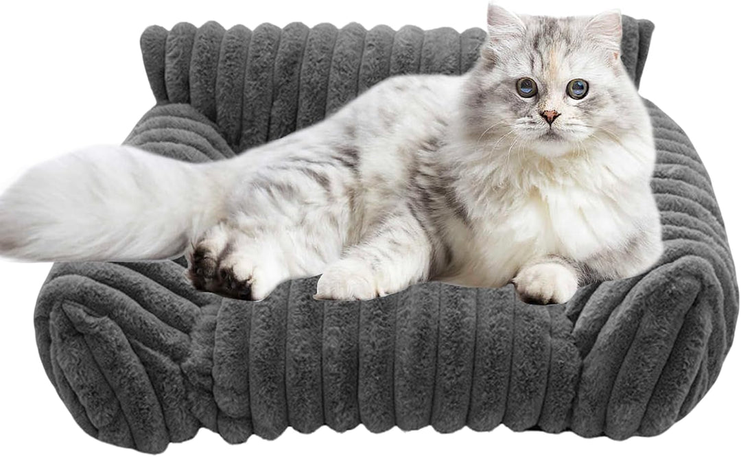 Katzensofa Bett Haustier Couch 50x40x20cm Orthopädische Hund Flauschig Und Waschbar Katzencouch Mit