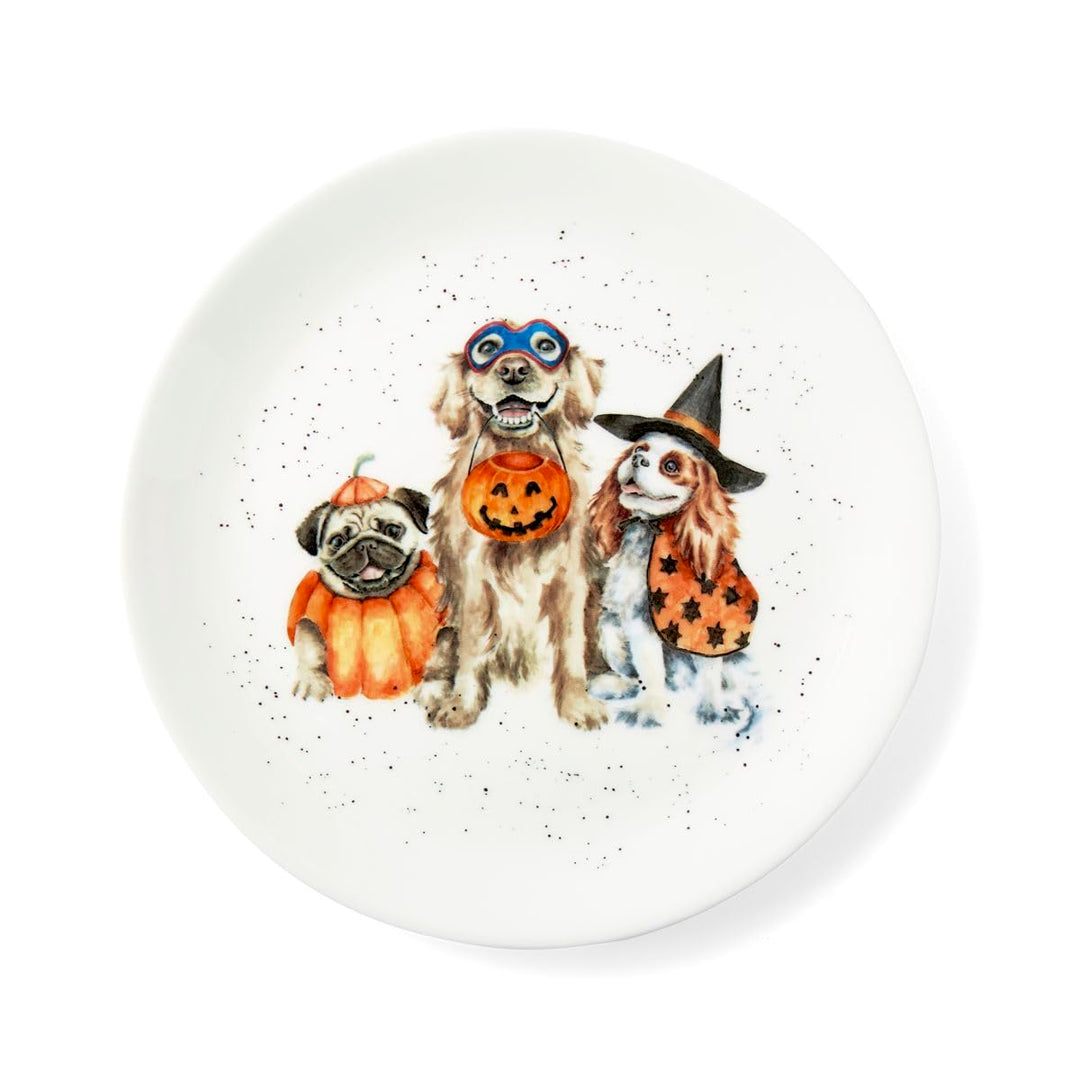 440s Wrendale Designs Porzellan-Kuchenteller Trick or Treat ca 20,5cm D | WP-WNSB5658-XL