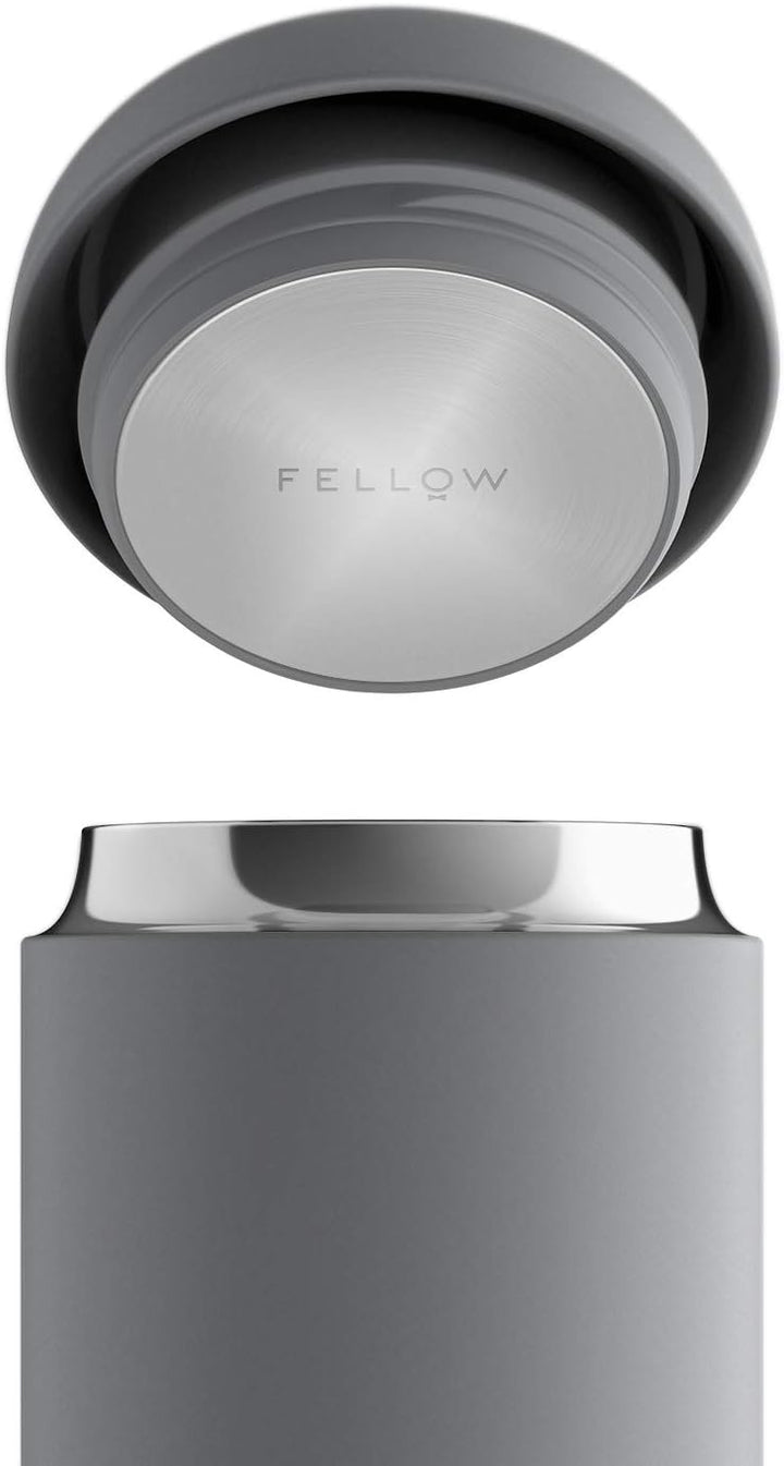 Fellow Carter Everywhere Tasse, vakuumisoliert, mit True Taste Keramikbeschichtung, Mattgrau, 340 ml