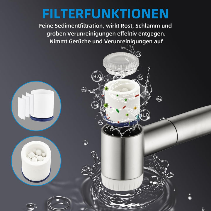 Küchenarmatur Wasserhahn Küche Glasspüler,Wasserfilter,Ausziehbar