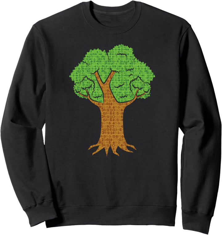 Baum aus Zahlen. Sweatshirt