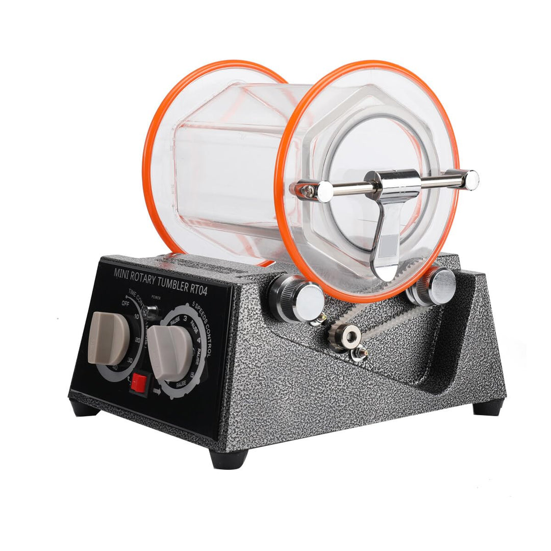 Poliermaschine für Schmuck Poliertrommel Kugelmühle 3 Kg, Rotary Jewelry Tumbler Polierer 45 W, Schm