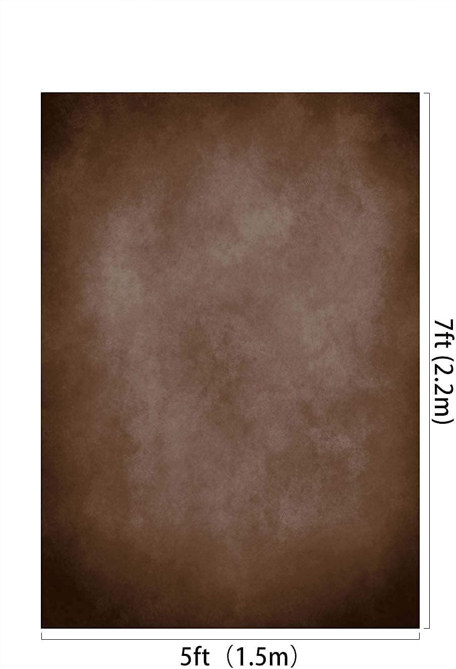 Kate Studio Hintergrund Braun 1,5x2,2m/5x7ft Klassischer Schokoladenfotografischer Hintergrund Hochz