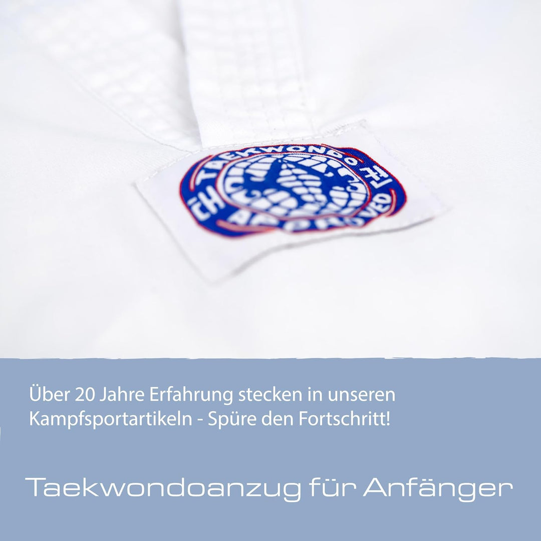 Ju-Sports Herren Taekwondoanzug To Start Anzug 170 wei�, 170 wei�