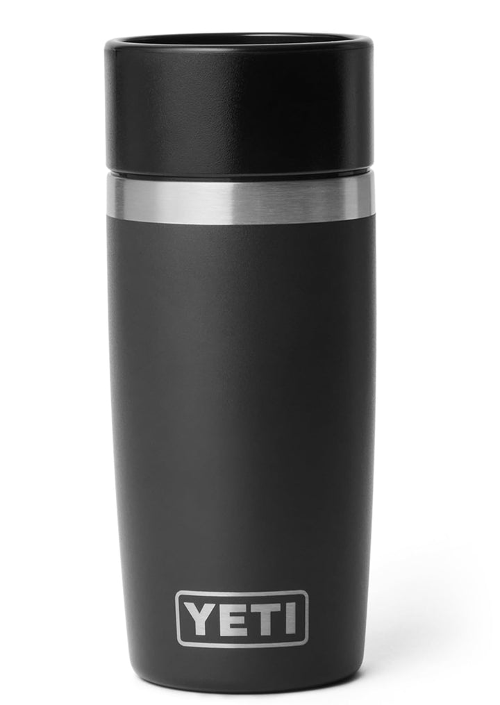 YETI Rambler Reiseflasche, Vakuumisolierter Edelstahl Mit Commuter Verschluss, Black, 12 oz (355 ml)