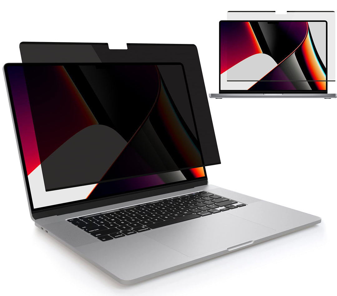 MyGadget Magnetische Sichtschutzfolie kompatibel mit MacBook Pro 16 [Model No. A2485 | A2780 | A2991