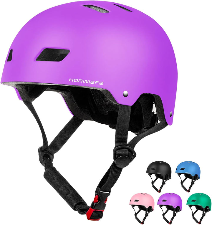 KORIMEFA Kinder Fahrradhelm Kinderhelm Radhelm Sporthelm CE-Zertifizierung für Fahrrad Skateboard Sc