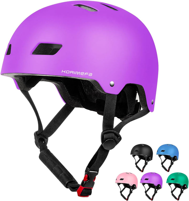 KORIMEFA Kinder Fahrradhelm Kinderhelm Radhelm Sporthelm CE-Zertifizierung für Fahrrad Skateboard Sc