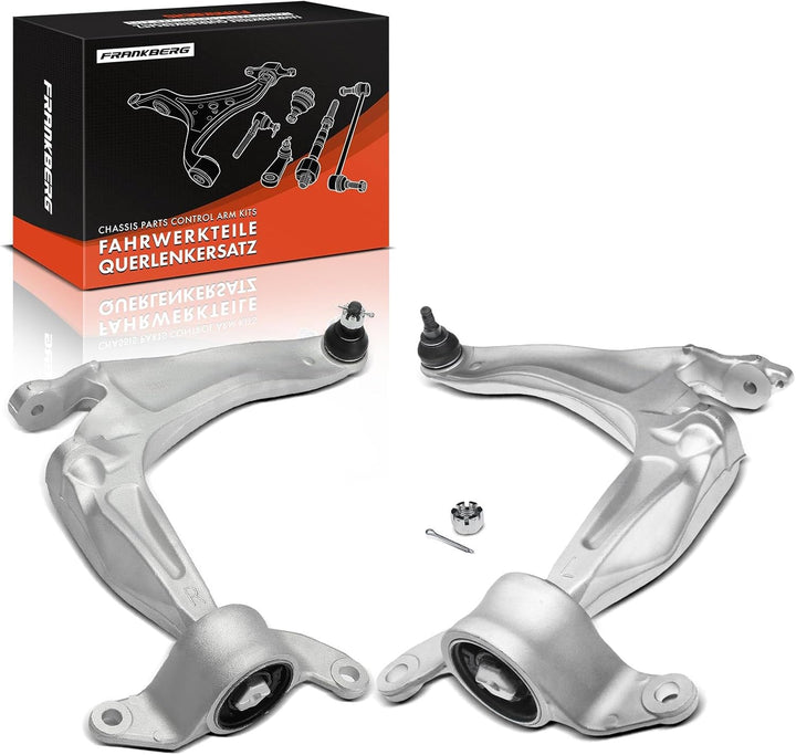 Frankberg 2x Querlenker Vorderachse Unten Kompatibel mit Civic VIII Hatchback FN FK 1.3L-2.2L 2005-2