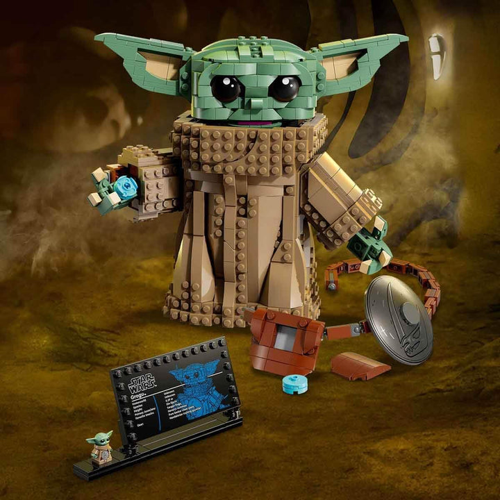 LEGO Star Wars 75446 Grogu (Lehrling des Mandalorianers) - Spielfigur Modellbau mit Beskar-Rüstung a