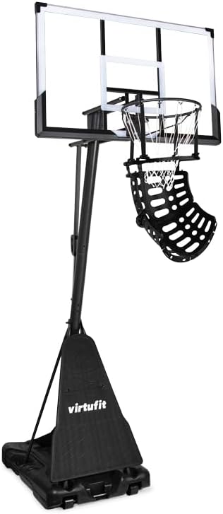 VirtuFit Basketball Return System – Basketball Rückholnetz & Rebound Trainer für Indoor & Outdoor Tr