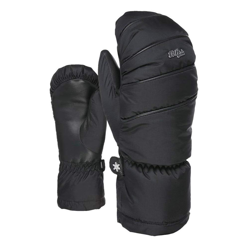 Level Damen Pandora Mitt W Winterhandschuh, Black, 7/S
