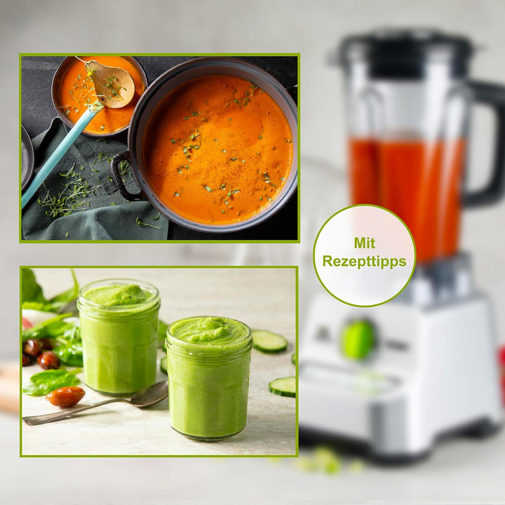 DOMO DO747BL Xpower Blender/Standmixer - Krug aus Tritan - 2 L - 1500 W