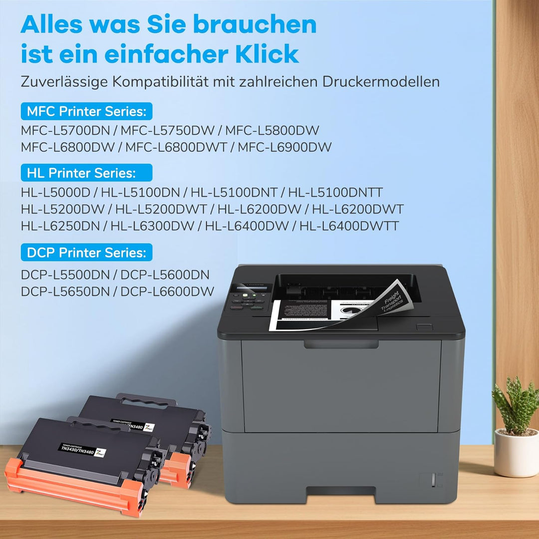 TN3480 TN3430 Ersatz für Brother HL-L5100DN Toner Brother MFC-L5750DW Toner Brother TN-3480 TN-3430