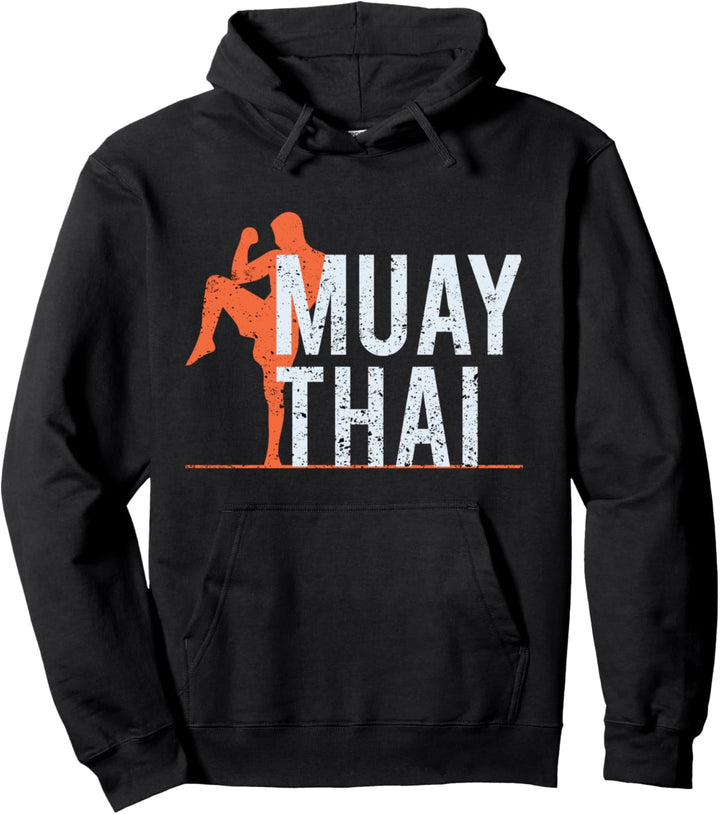 Muay Thai - Thaiboxen Kickboxer Kämpfer Pullover Hoodie