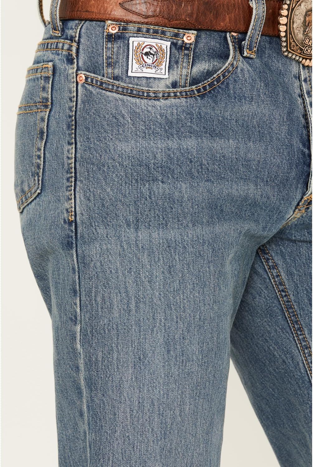 Cinch White Label Herren Jeans Relaxed Fit 27W / 30L Medium Stonewash, 27W / 30L Medium Stonewash