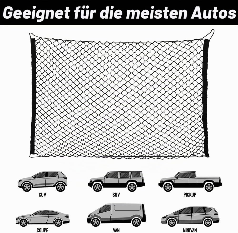 MiOYOOW Haustier Autonetz Schutznetz Hundeauto Barriere atmungsaktives Fahrzeug Haustier Barrierenet