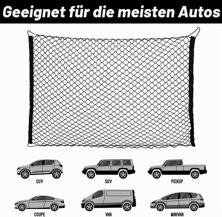 MiOYOOW Haustier Autonetz Schutznetz Hundeauto Barriere atmungsaktives Fahrzeug Haustier Barrierenet