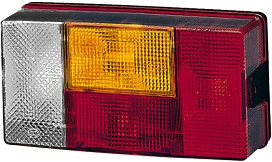 HELLA Rückleuchte - Glühlampe - 24V / 12V - Anbau - ECE/nicht SAE - Lichtscheibenfarbe: mehrfarbig -