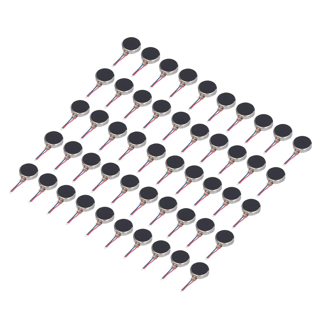 50 Stück Mini-Vibrationsmotoren DC 3V 10x2,7 Mm Anti-Interferenz Kleiner Leichter, Geräuscharmer Mik