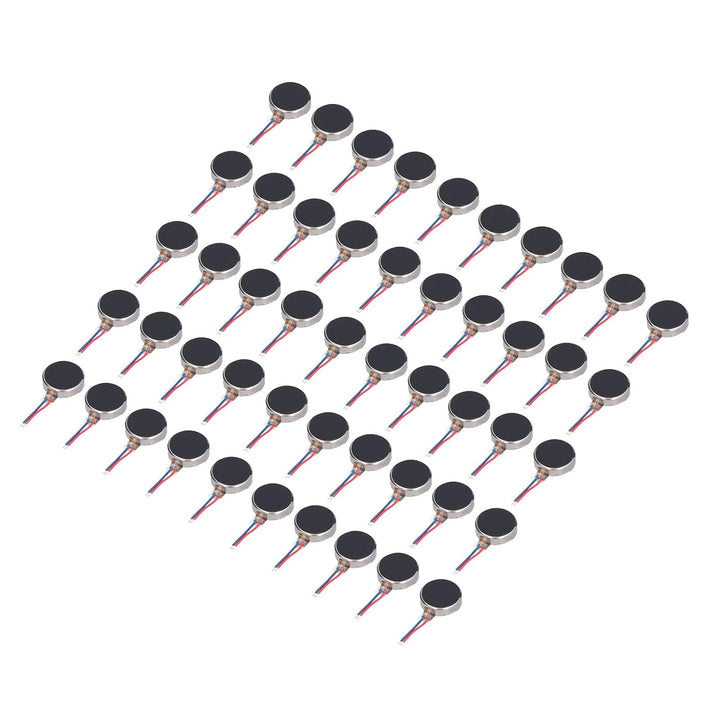 50 Stück Mini-Vibrationsmotoren DC 3V 10x2,7 Mm Anti-Interferenz Kleiner Leichter, Geräuscharmer Mik