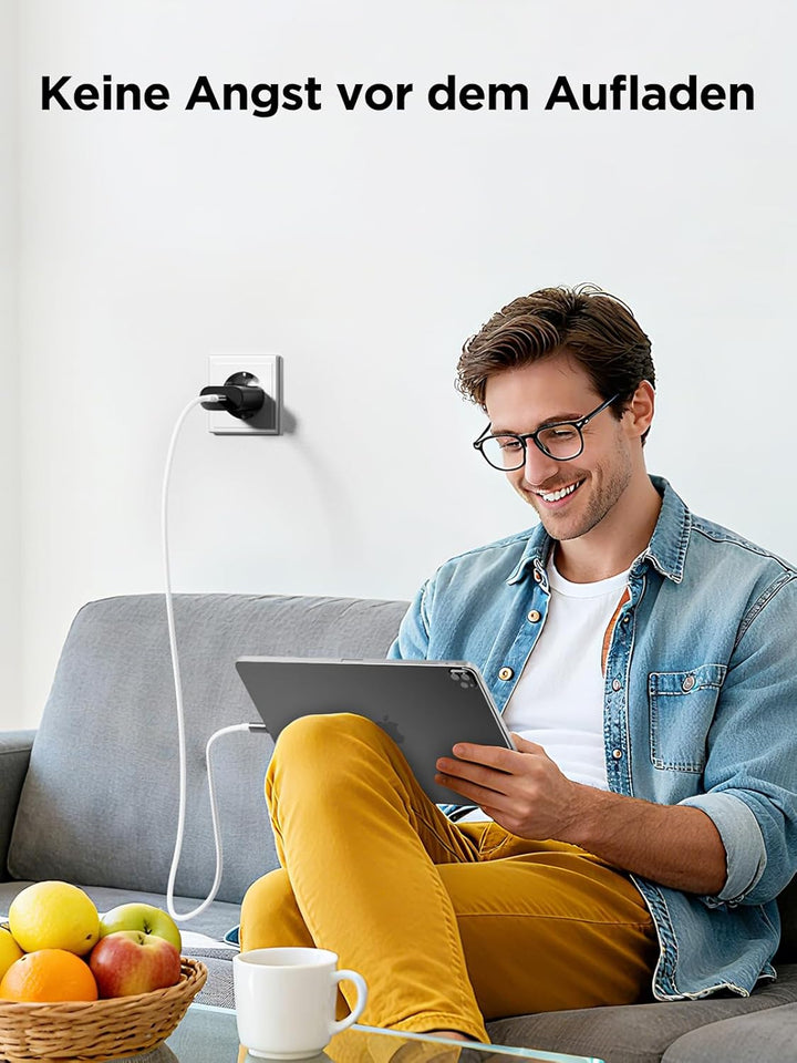 USB C Ladegerät, 2 Pack 20W USB-C Charger, iPhone Ladegerät USBC Adapter Stecker Handy ladegeräte PD