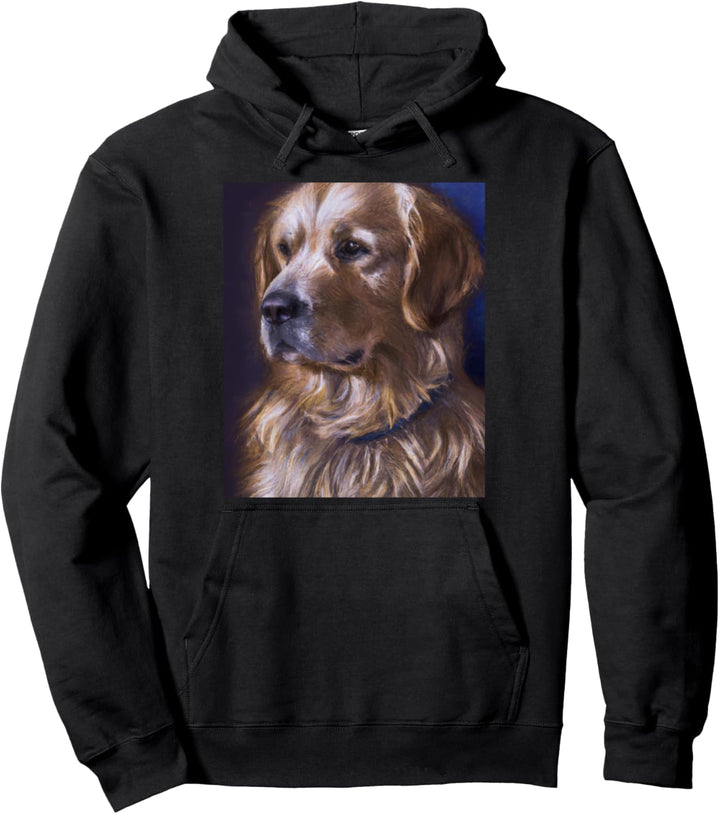 Golden Retriever Portrait Vincent Van Gogh Style Hund Pullover Hoodie