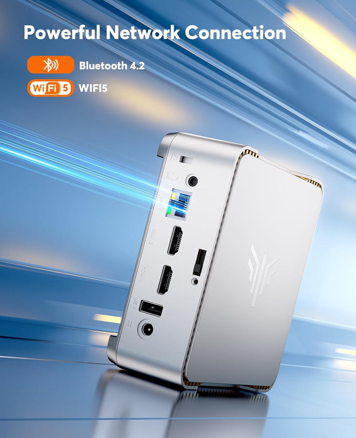 NiPoGi GK3 Plus Mini PC 𝖶indows 11, Ιntel Alder Lake-N95(bis zu 3,40 GHz), 16GB DDR4 512GB M.2 SSD M