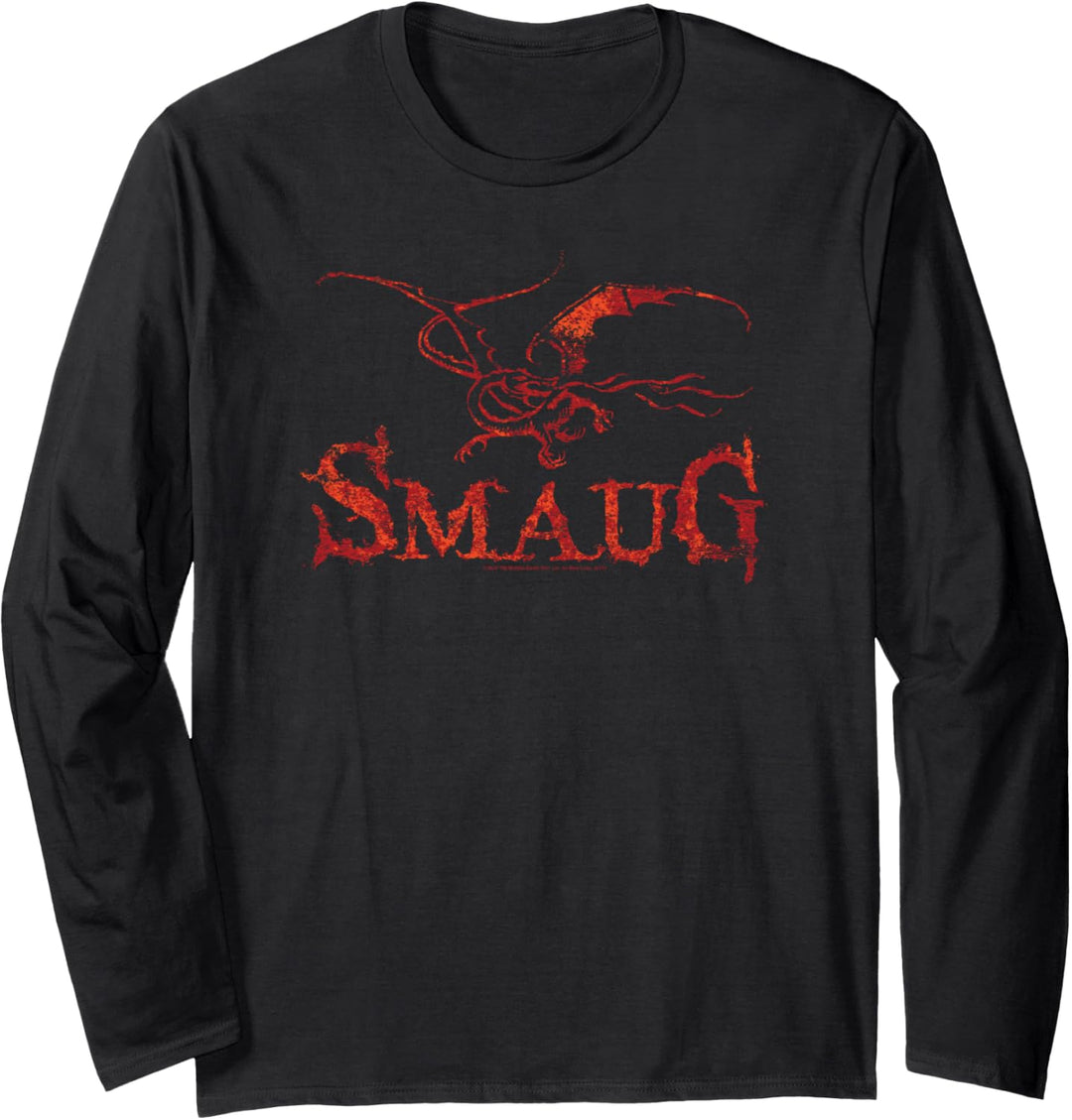 Hobbit Smaug Dragon Langarmshirt