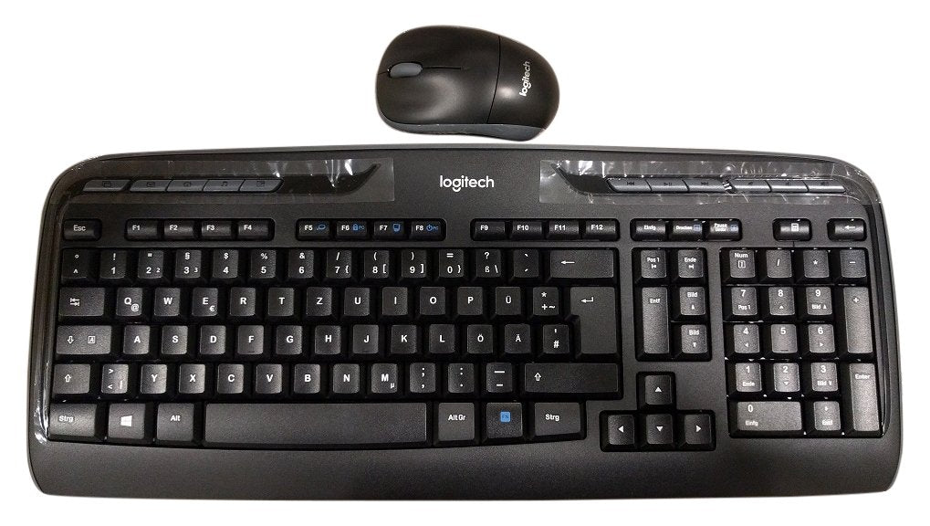 Logitech 920-003967 Wireless Combo MK330 - schnurlose Tastatur und Computermaus (2,4GHz, USB, QWERTZ