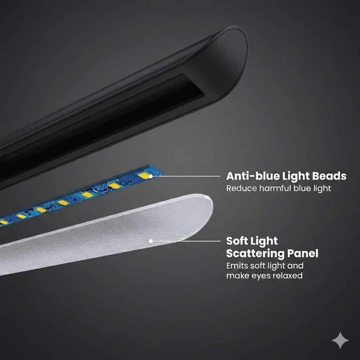 Infitronic IN18LEDKL – 18 LEDs Klavierleuchte Klavierlampe Tischlampe Warmweisses Licht Dimmbar USB