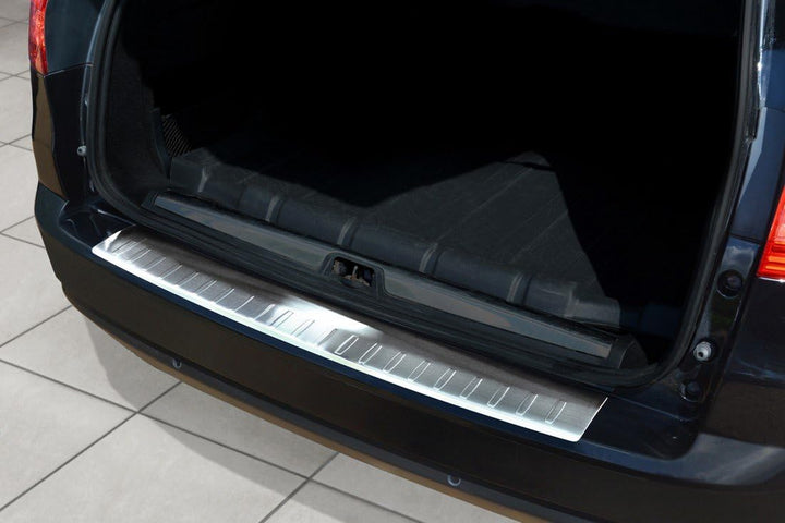 Avisa Edelstahl Heckstossstangenschutz kompatibel mit Citroën C5 Tourer 2008- 'Ribs'
