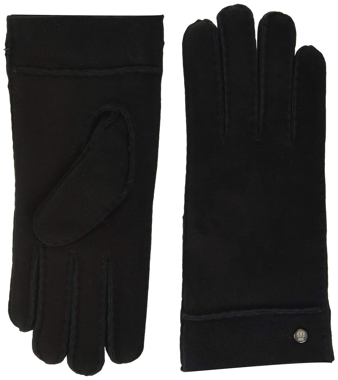 Roeckl Damen Helsinki Lederhandschuhe, Schwarz