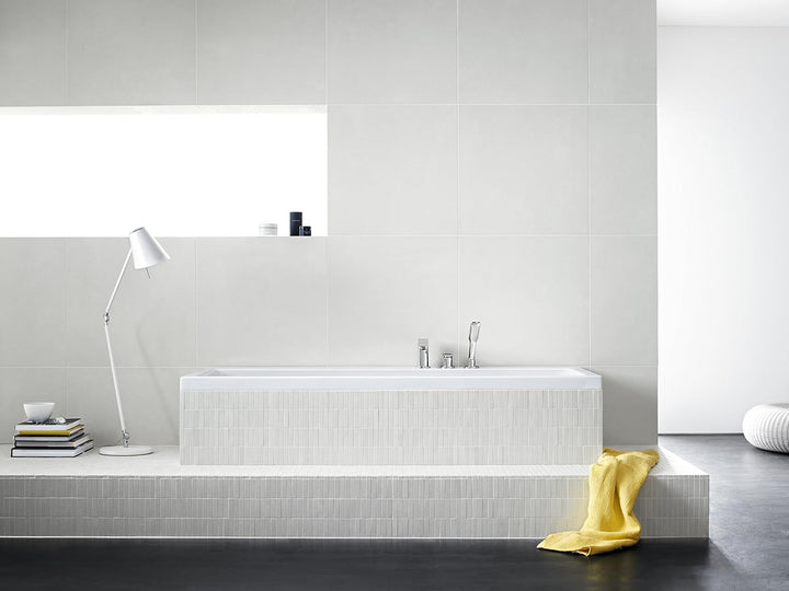 hansgrohe Metris 3-Loch Einhebel-Wannenrandarmatur, Chrom