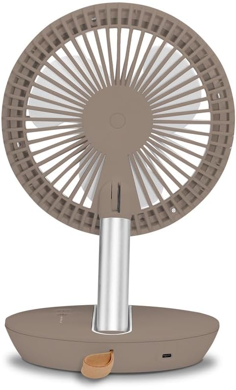 TROTEC Tischventilator TVE 2 B – Leiser Mini-Ventilator, 25 W, 2 Stufen, 360° drehbar, ideal für Bür