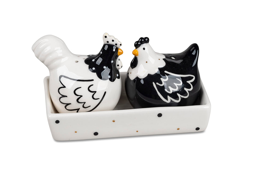 formano Geschenke und Dekoration zu Ostern- Salz und Pfeffer 1Set Hühner
