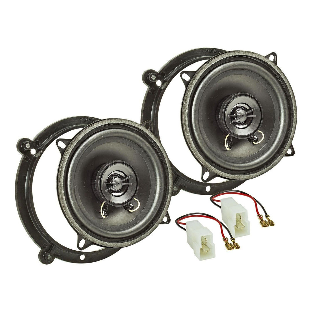 tomzz Audio 4003-007 Lautsprecher Einbau-Set kompatibel mit Audi A3 8L 1996-2004 Tür vorne 130mm Koa