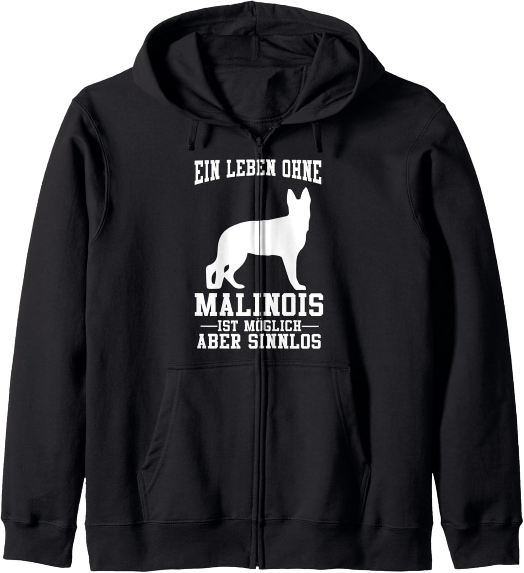 Malinois Diensthund Hund Schäferhund Polizeihund Kapuzenjacke