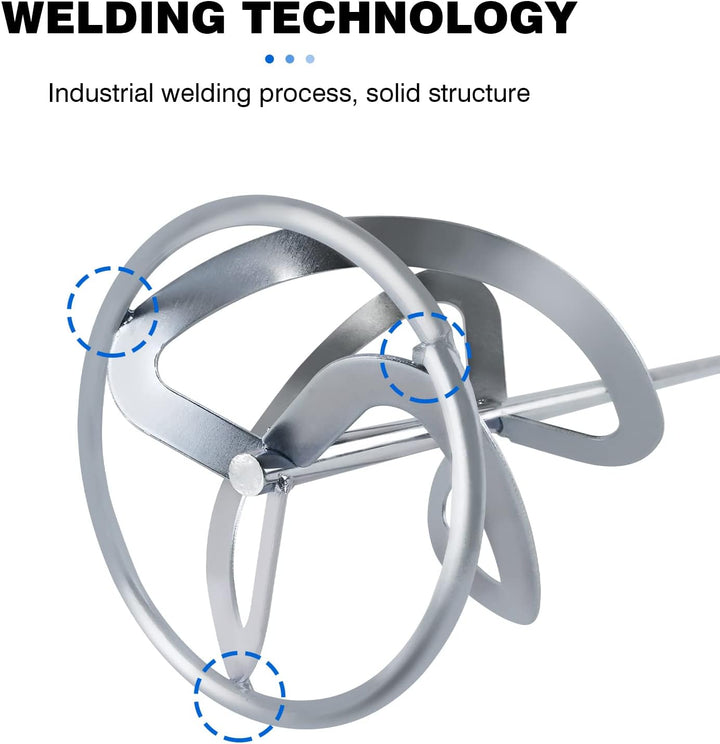 M14-140-600 Rührquirl für DayPlus Elektrische Rührwerk (Farb-Mörtelrührer Betonrührer) - Grösse: 600