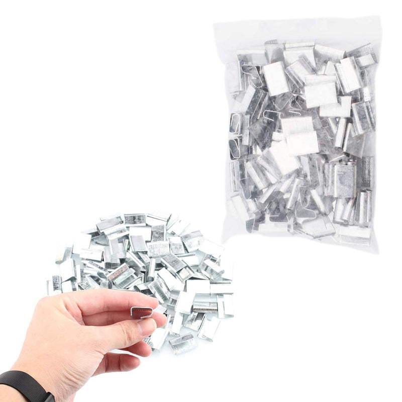 Manuelle Umreifungsset incl.Versiegelung Spanngerät 100m Umreifungsban 50 Stück Clips für Spanner PP