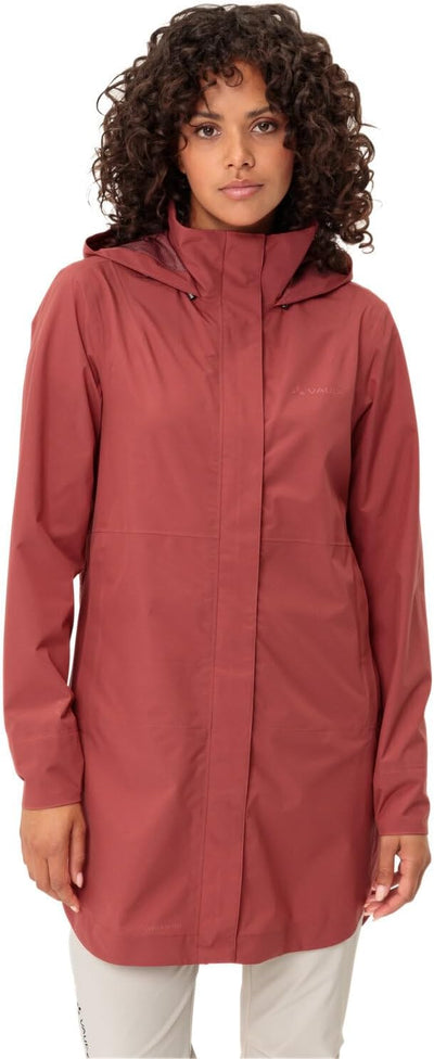 VAUDE Women's Mineo 2.5L Coat - Regenmantel für Damen - wasserdicht, winddicht und atmungsaktiv 34 b