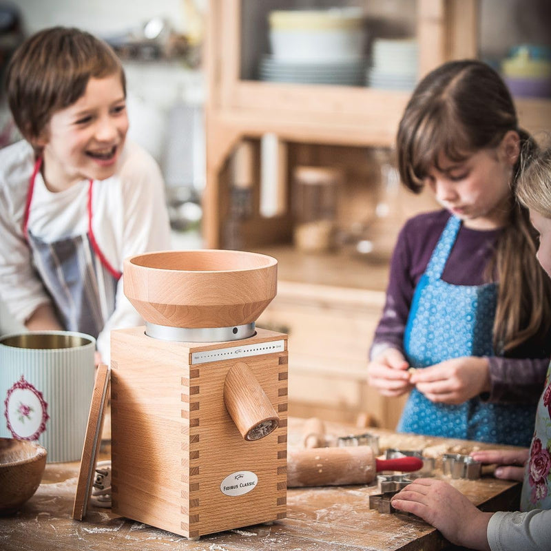 KoMo Fidibus Classic Getreidemühle (360 Watt, Holz)