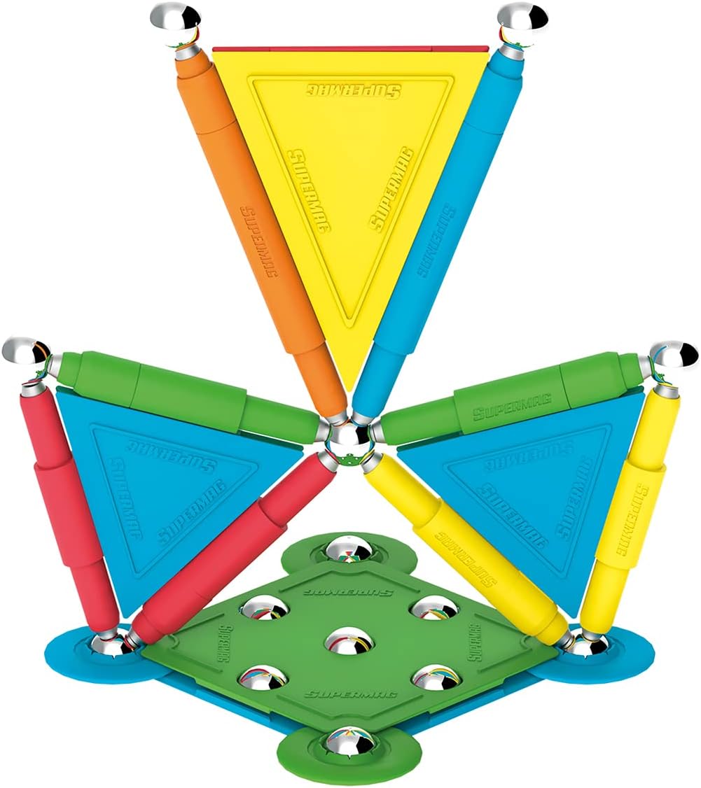 Happy People Supermag Colorstix Magnetisches Konstruktionsspielzeug Magnetische Bausteine Magnetspie