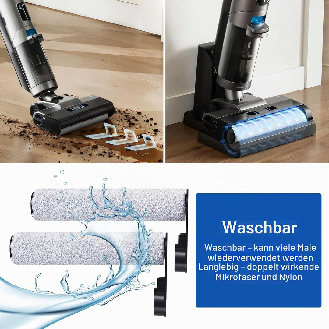 Rollenbürste und Filter Zubehörset für JONR ED12 Staubsauger, für Eureka NEW430 Nass Trockensauger,
