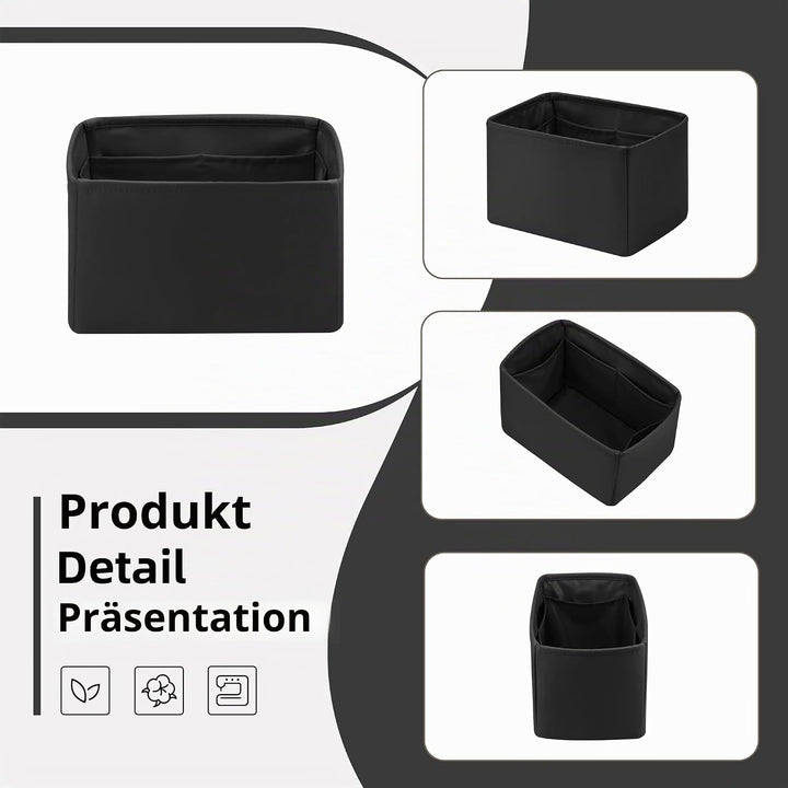 DGAZ Handtaschen Organizer Einsatz, Seide Handtaschenorganisator für LV Speedy Nano/20/25/30/35/40/4