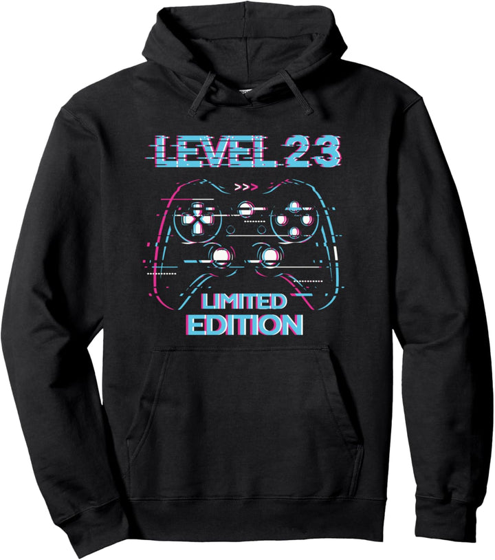 23. Geburtstag Level 23 Jahre Limited Edition Gaming Gamer Pullover Hoodie