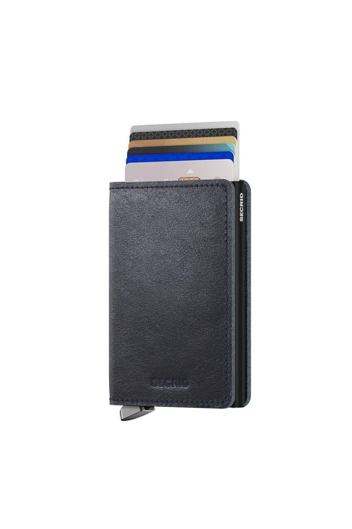 Secrid Premium Kollektion Slimwallet Basco 10 cm - Navy Navy 10, Navy 10