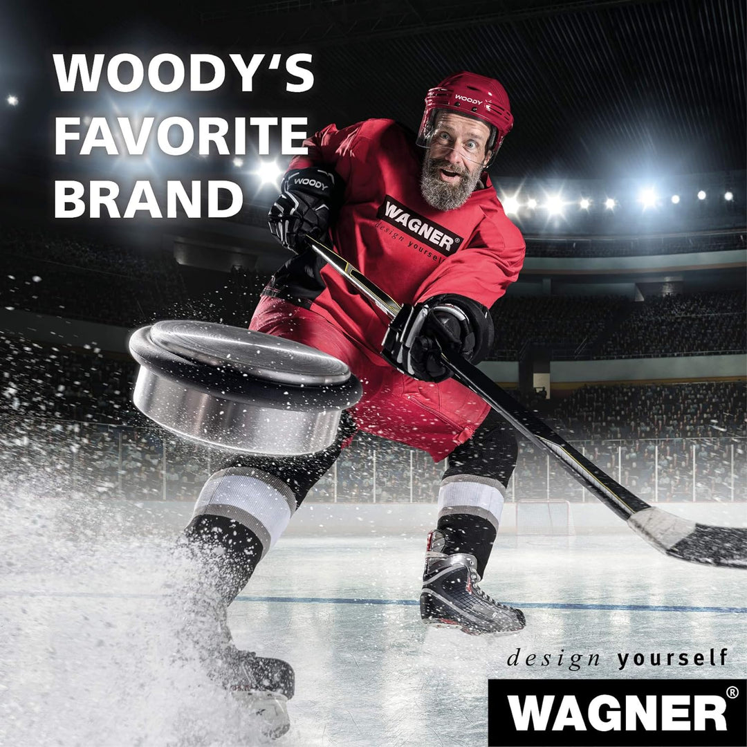 WAGNER Design-Boden-Türstopper SCREW OR GLUE DESIGN - Durchmesser Ø 90 x 105 x 20 mm, Zinkdruckguss