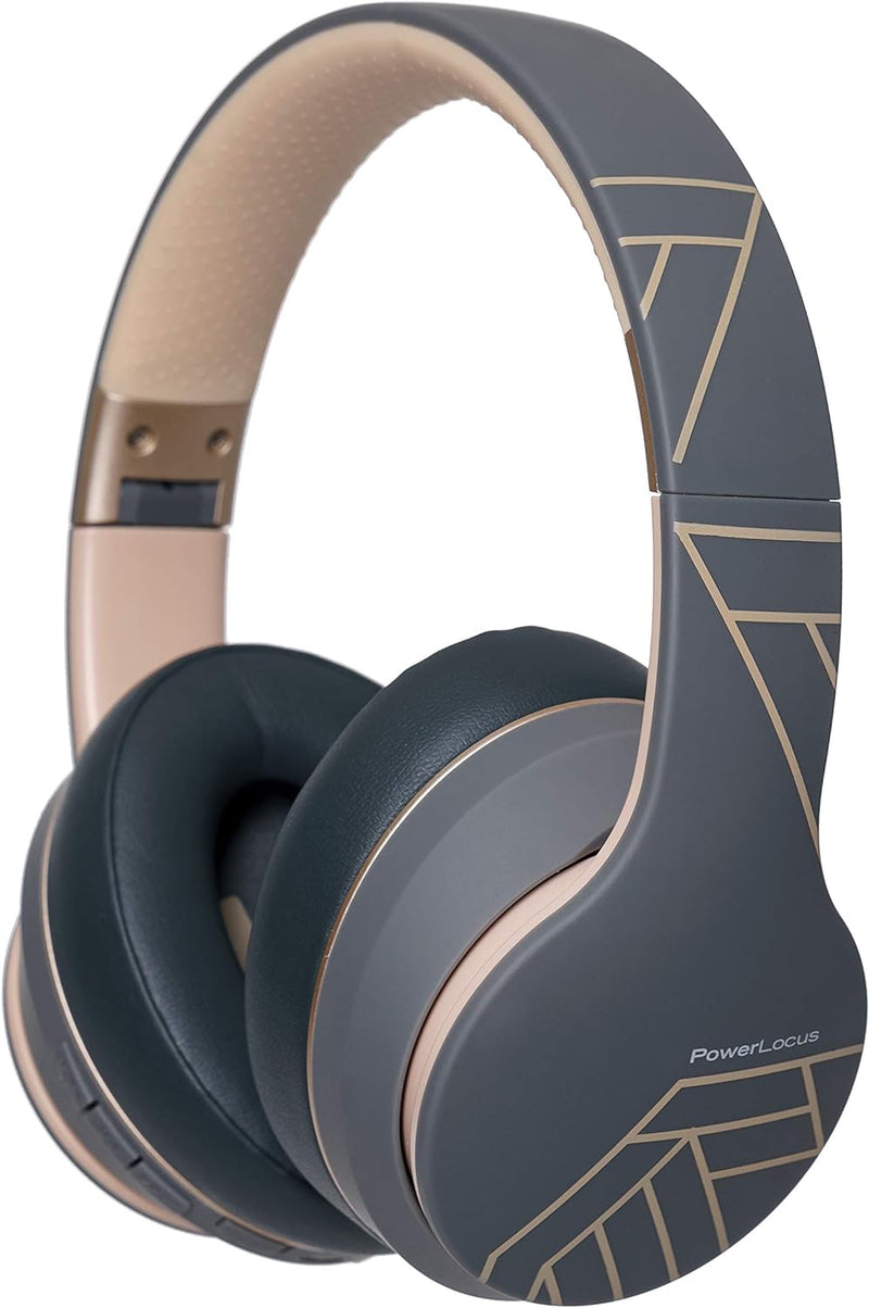 PowerLocus P6 Bluetooth Kopfhörer Over Ear, Over Ear Kopfhörer Kabellos mit Super Bass, 40Std. Spiel